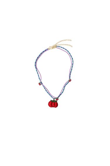 PACK DOS COLLARES ABALORIOS TOMATE - Rojo de Zara