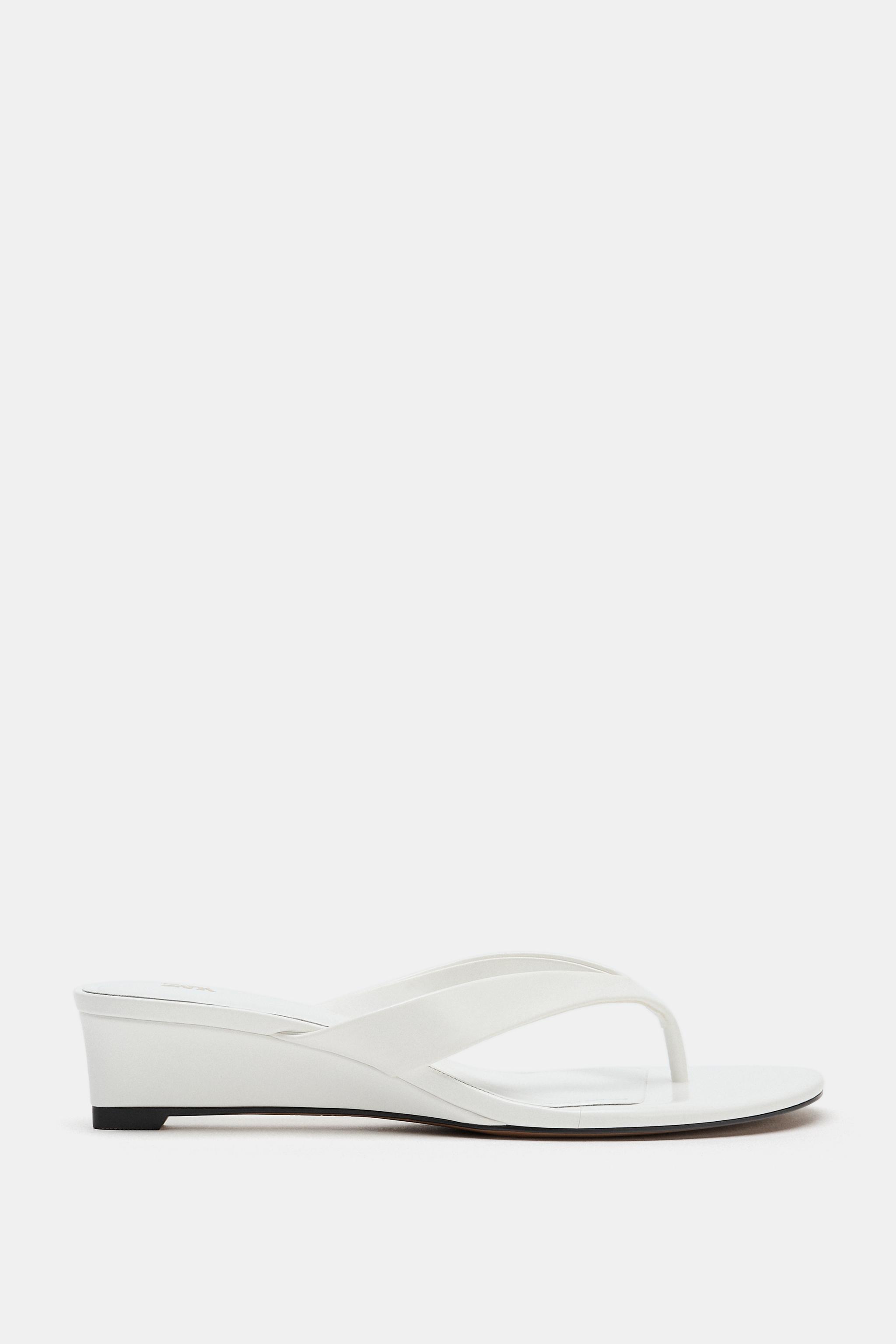 Женские сандалии Zara MINI WEDGE SANDALS — фото 3