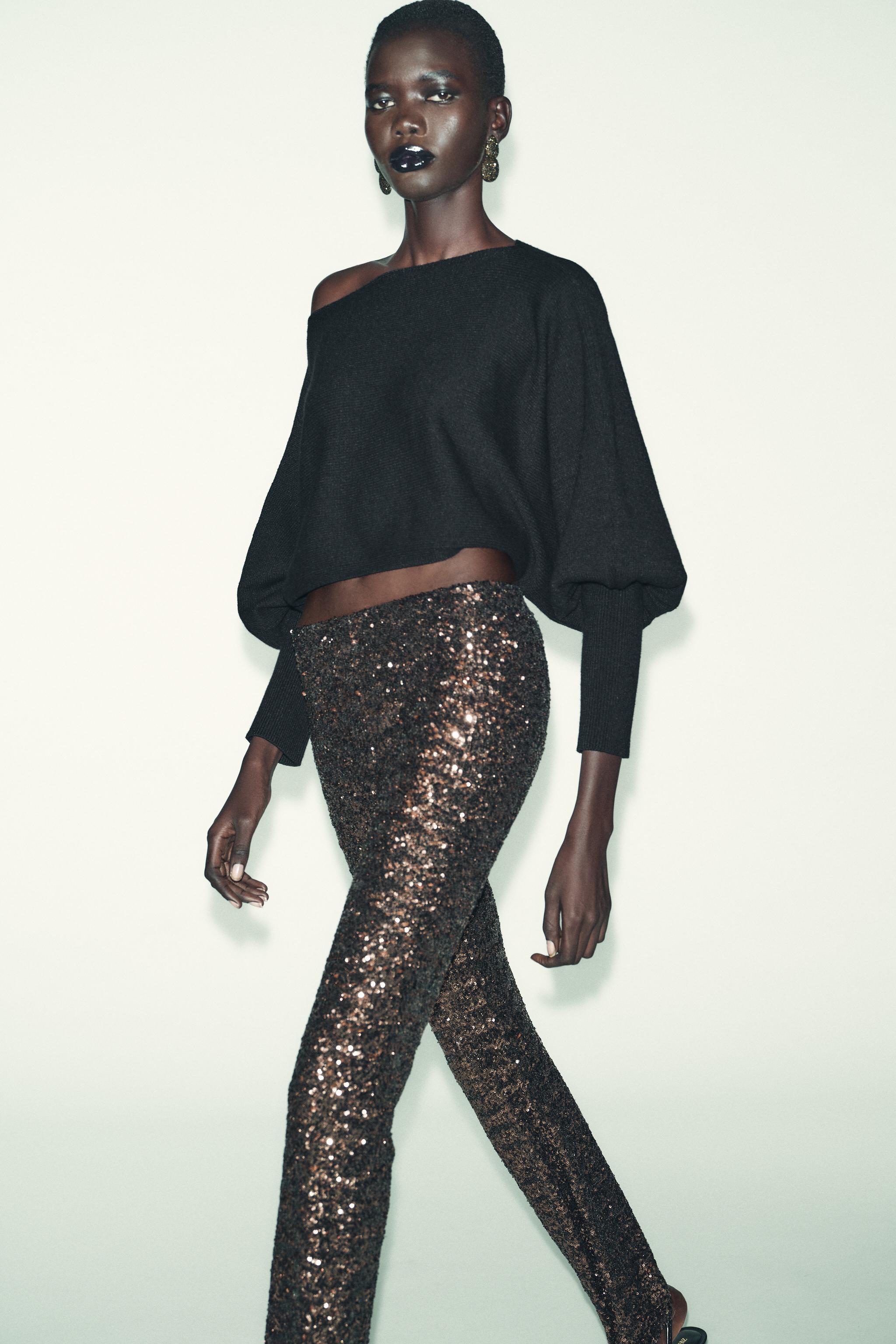 SHORT PUFF SLEEVE KNIT JUMPER