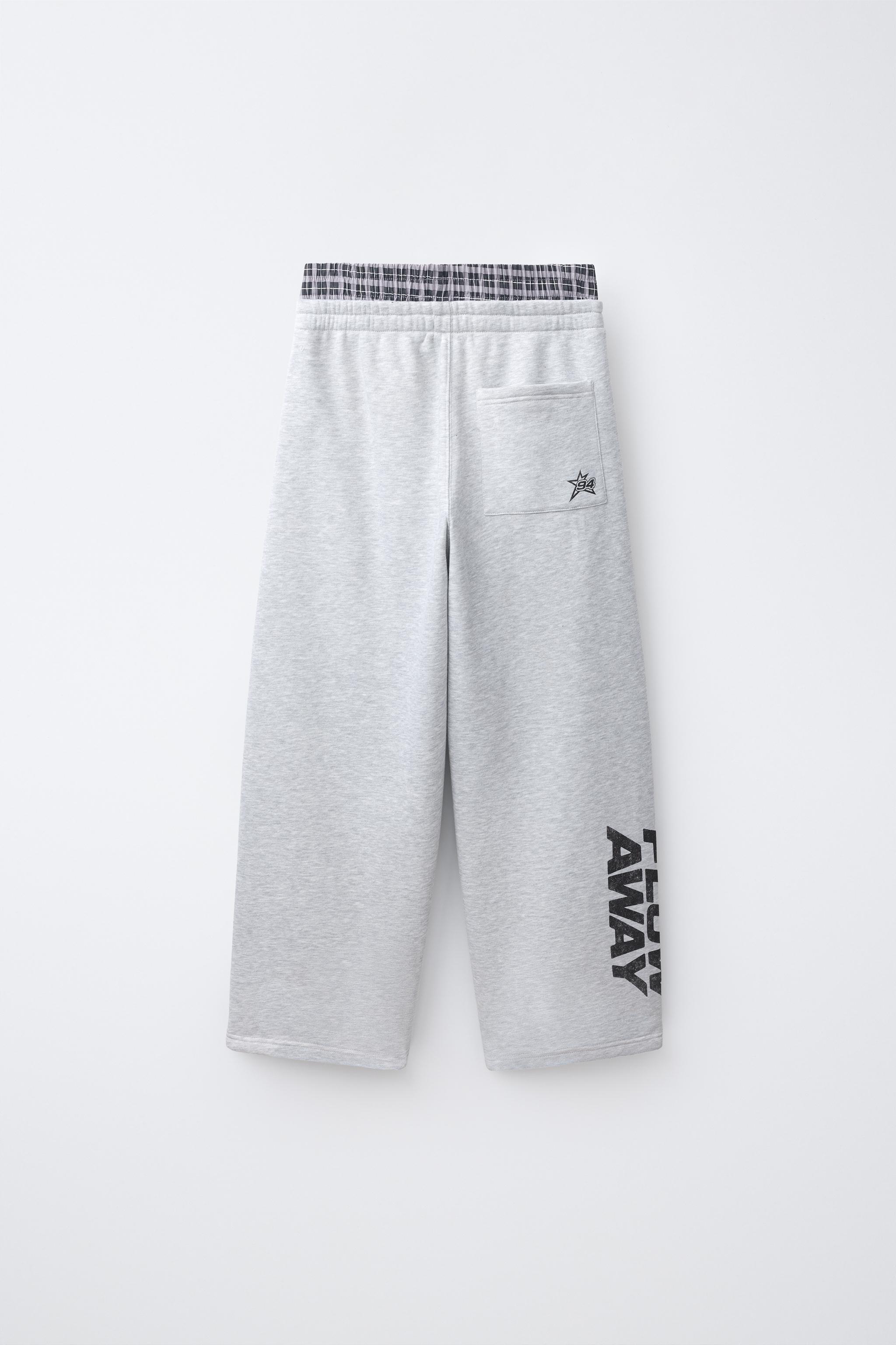 PANTALON DROIT À DOUBLE CEINTURE