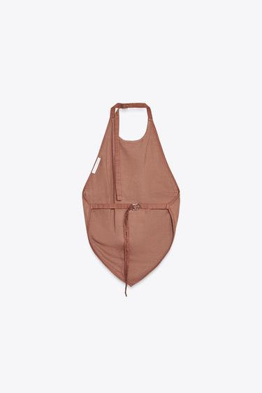 TOP HALTER DOS NU - Marron de Zara - Image 2