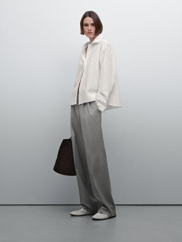 Zara 100% cotton poplin shirt - White - Image 0