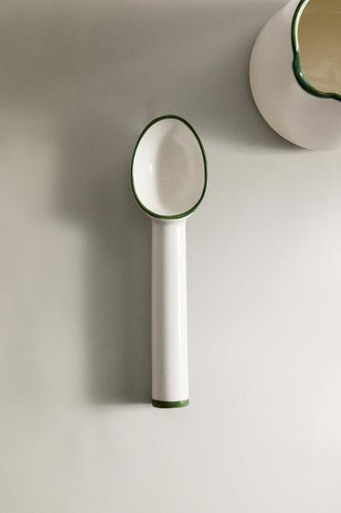 ENSEMBLE SERVEUR À GLACE GRÈS - Vert de Zara - Image 3