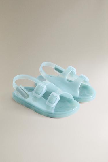 SANDALES ENFANT DOUBLE BOUCLE - Bleu de Zara - Image 1