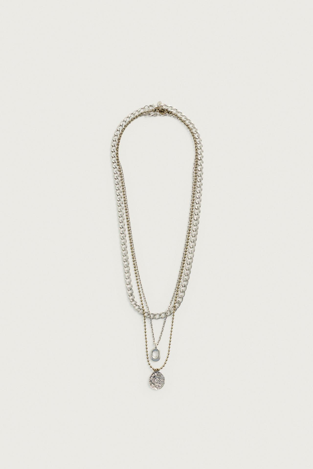 PACK OF 3 MIXED CHAINS — Multicoloured