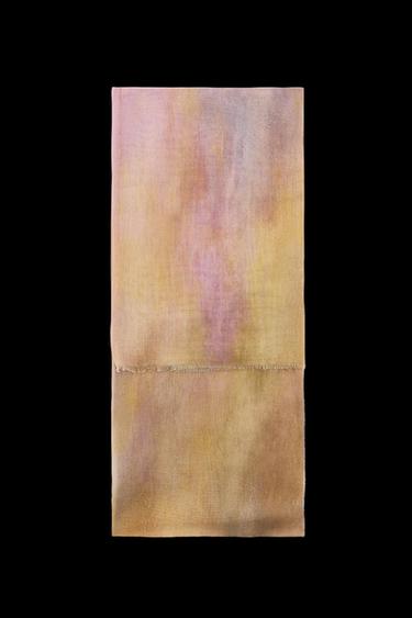 Zara TIE-DYE PRINT MODAL SCARF - Pink - Image 0