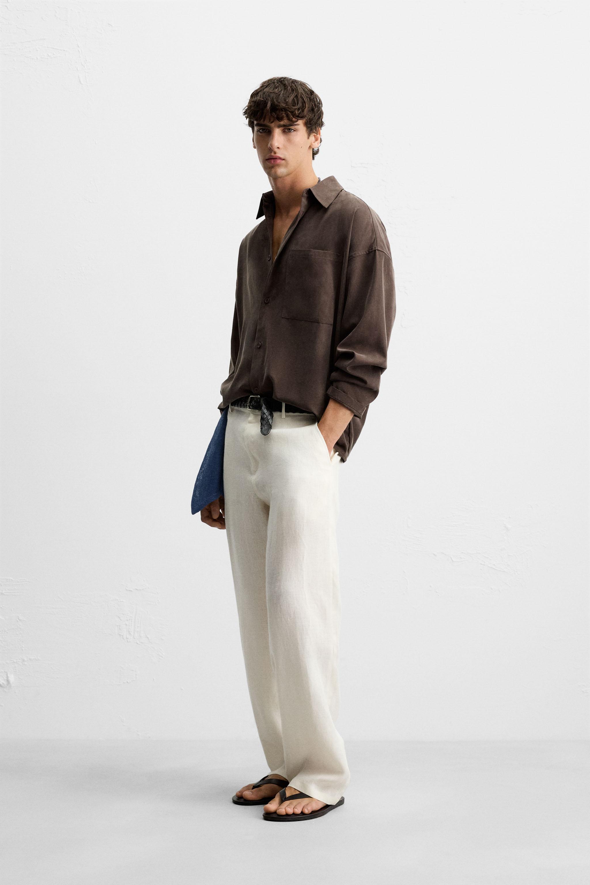 PANTALON 100 % LIN