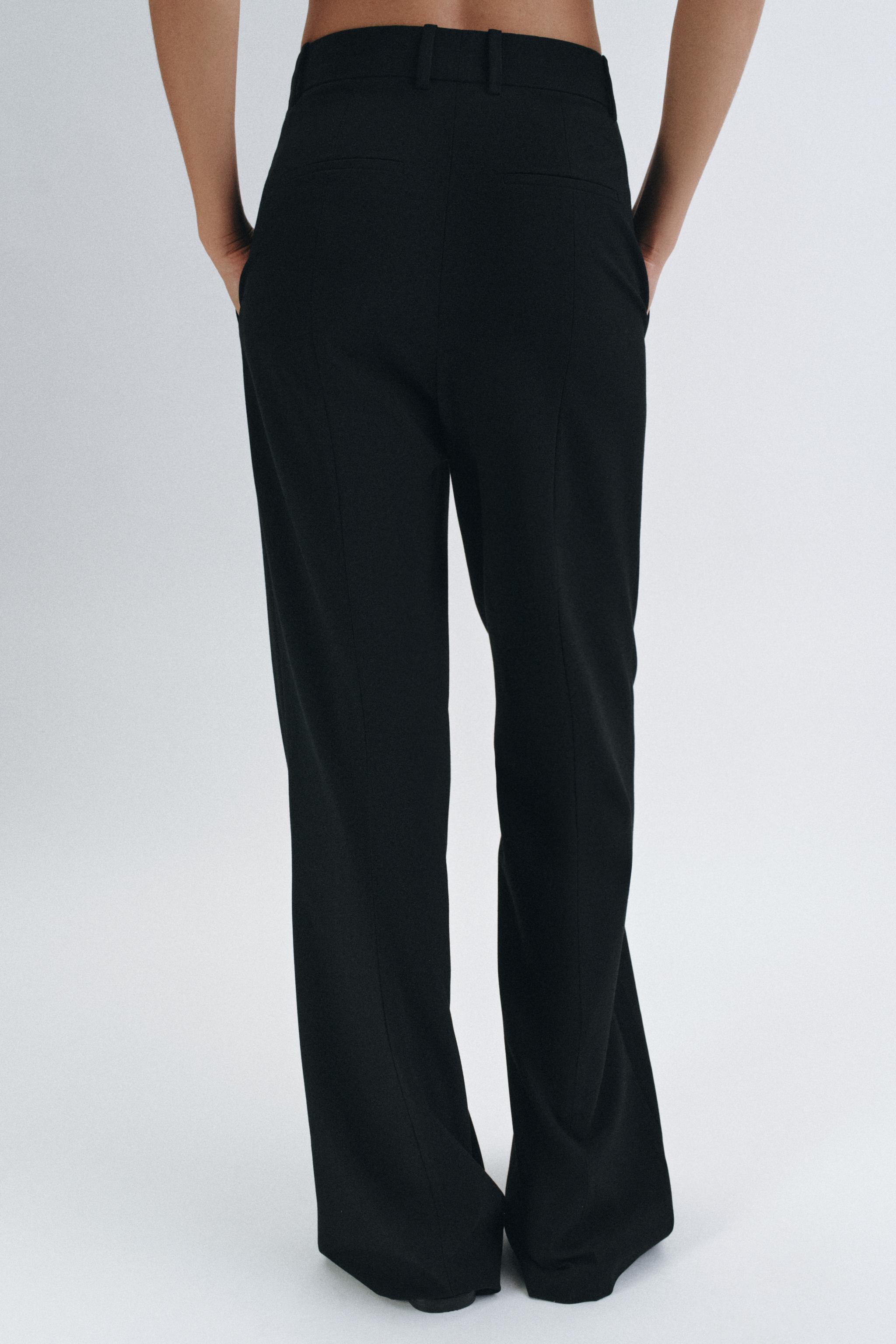 HIGH-WAISTED PINSTRIPE PANTS ZW COLLECTION