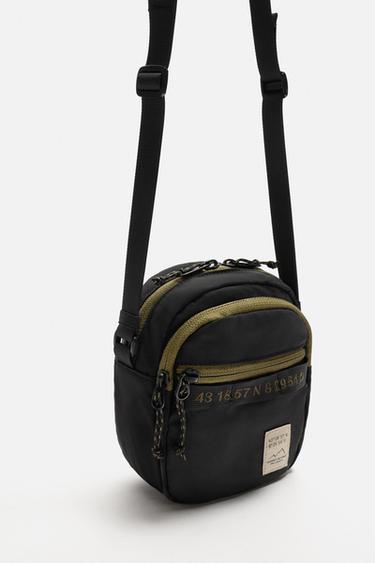 CONTRAST TECHNICAL CROSSBODY BAG - Black by Zara - Image 2