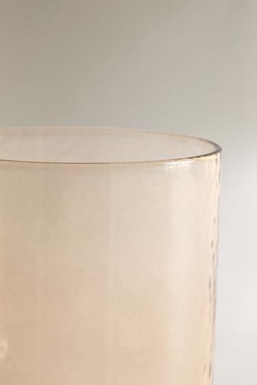 VERRE EN VERRE RECYCLABLE MARTELÉ - Caramel de Zara - Image 4