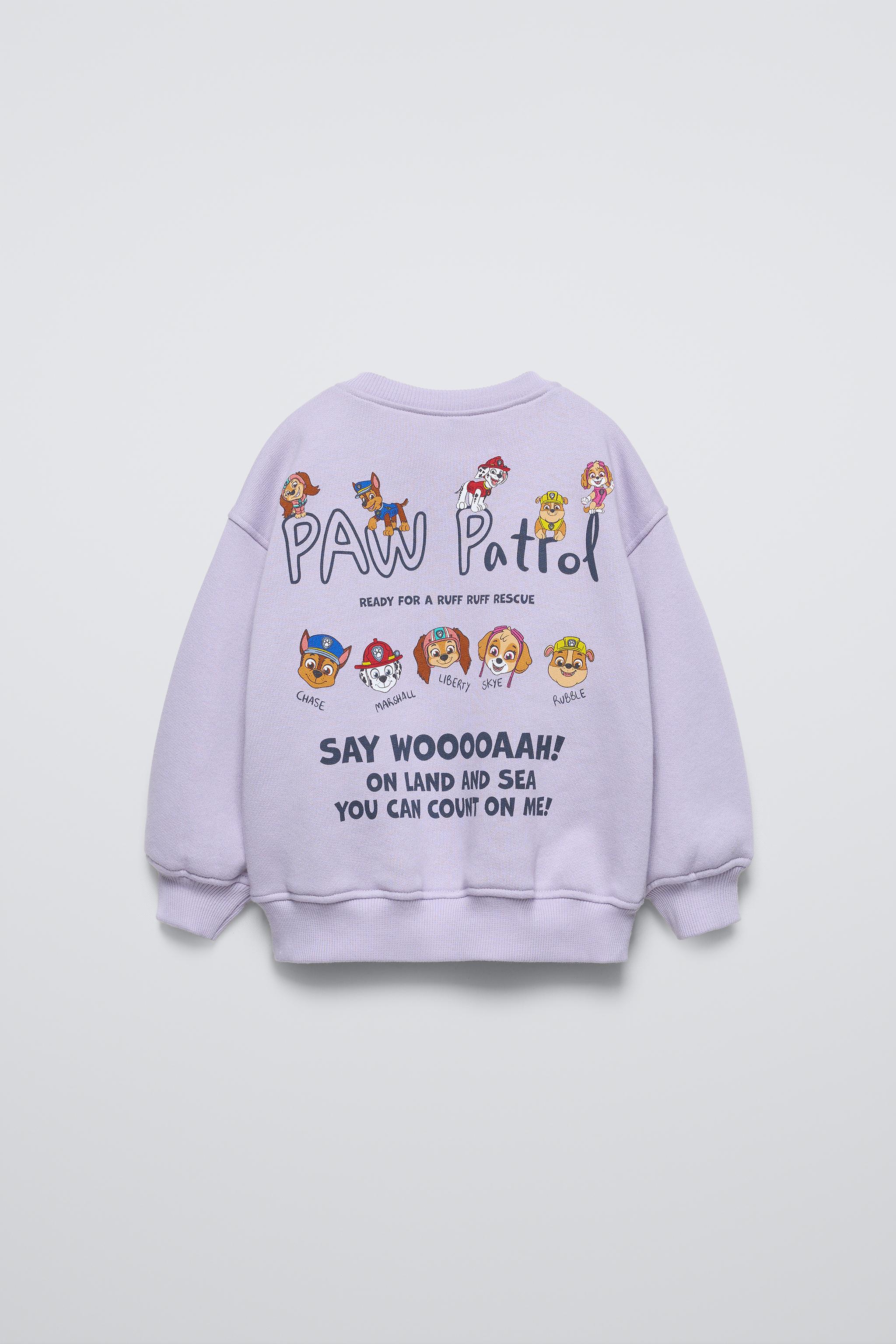 Zara Paw Patrol Sweatshirt Dusty Mauve Kids