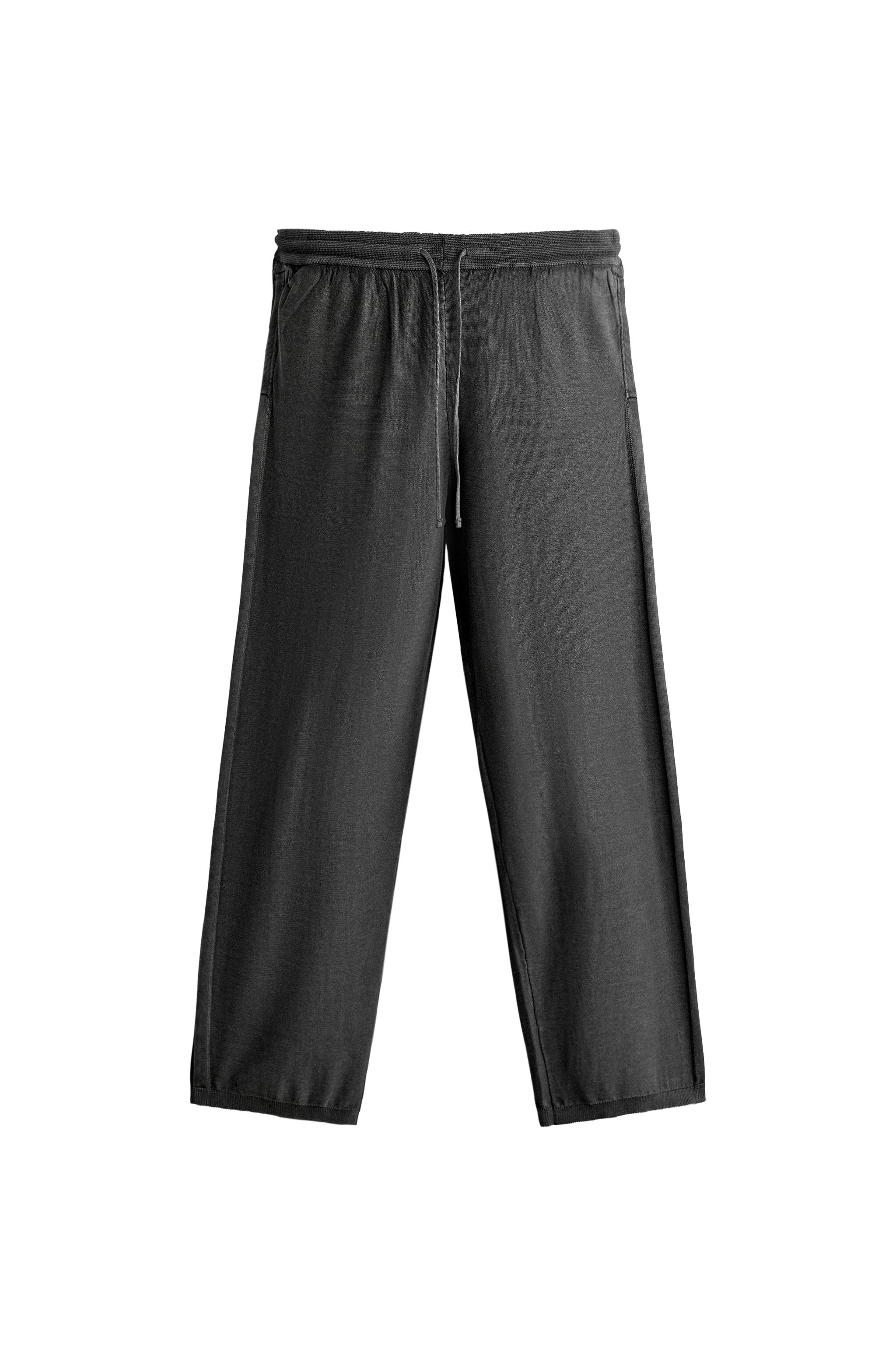 PANTALÓN RELAXED FIT PUNTO ALGODÓN