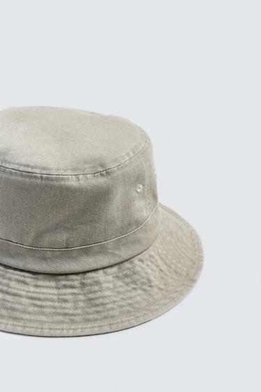 CHAPEAU BOB DÉLAVÉ - Sable de Zara - Image 4