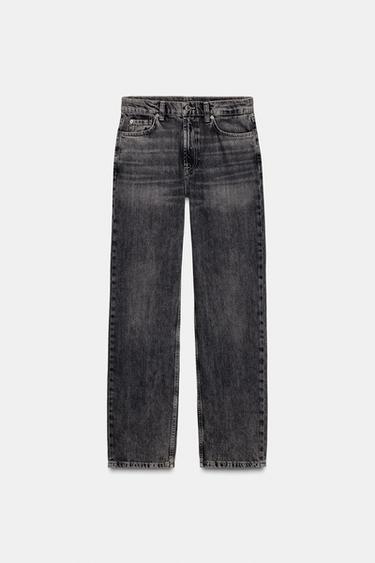 JEAN ZW COLLECTION DROIT TAILLE HAUTE - Gris de Zara - Image 4