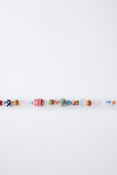 SHAPED BEAD NECKLACE - Multicoloured by Zara - Image 1