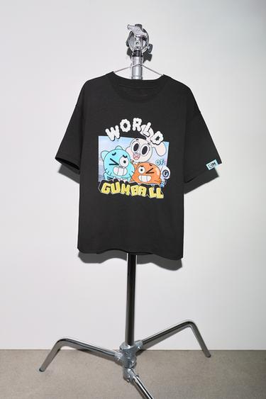 GUMBALL CARTOON NETWORK™ PRINT T-SHIRT - Black by Zara