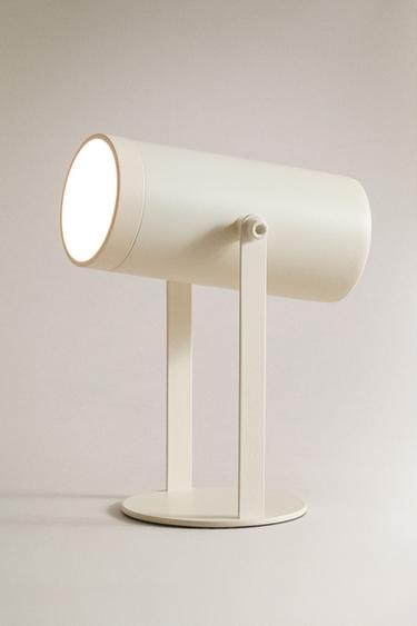 LAMPE/PROJECTEUR DE BUREAU RECHARGEABLE USB - Écru de Zara - Image 1