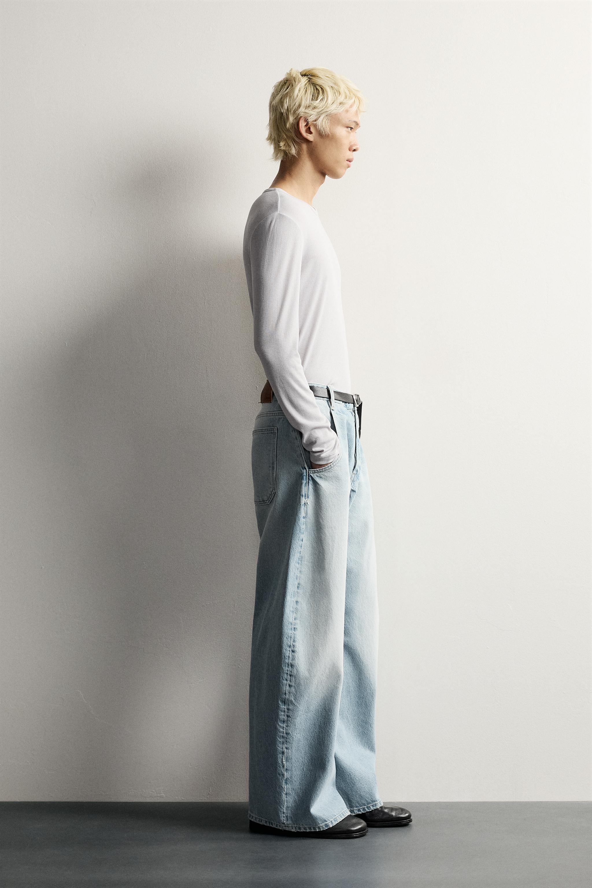 LOOSE BARREL FIT JEANS