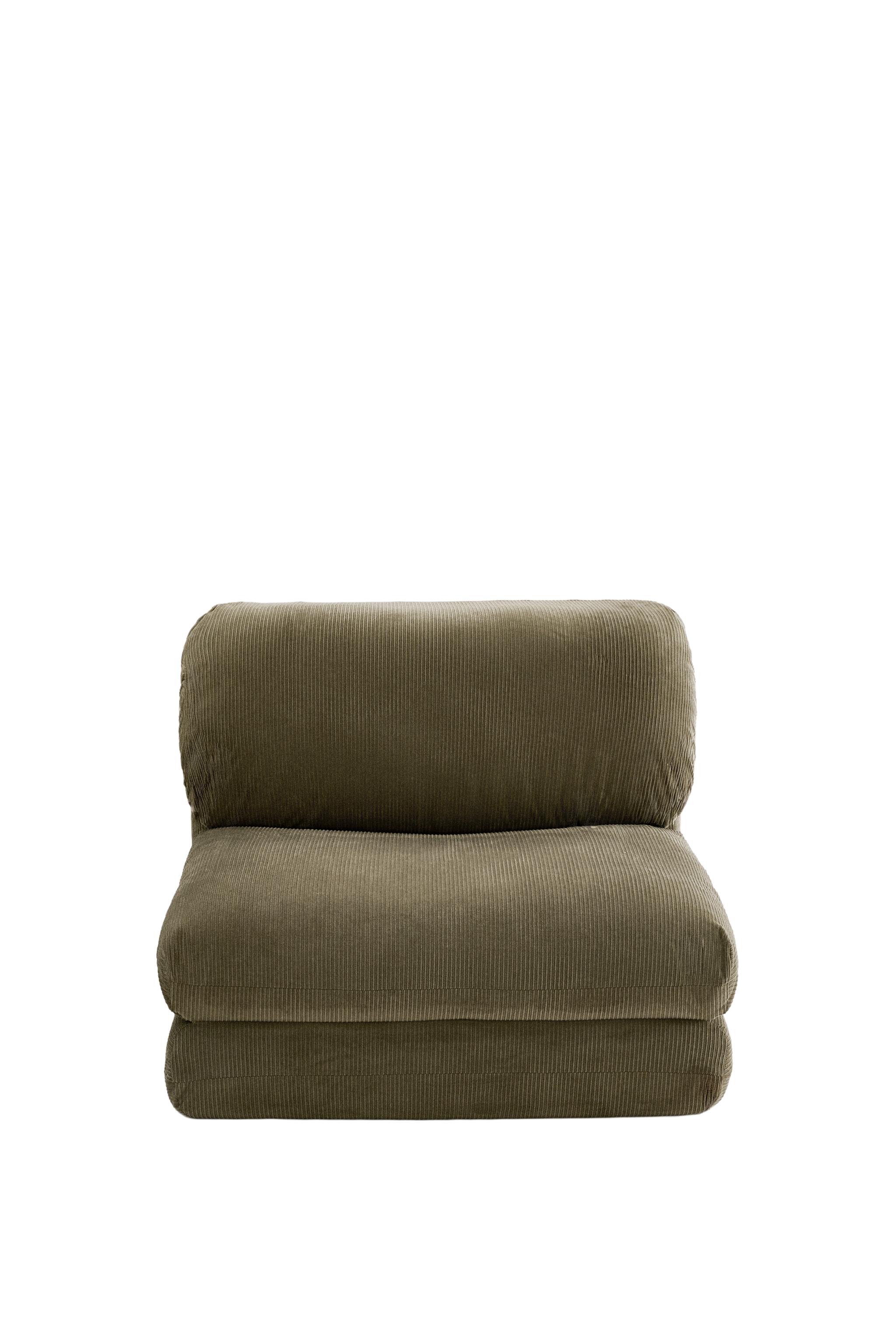 FOLDING CORDUROY CHAIR - Green | ZARA United Kingdom