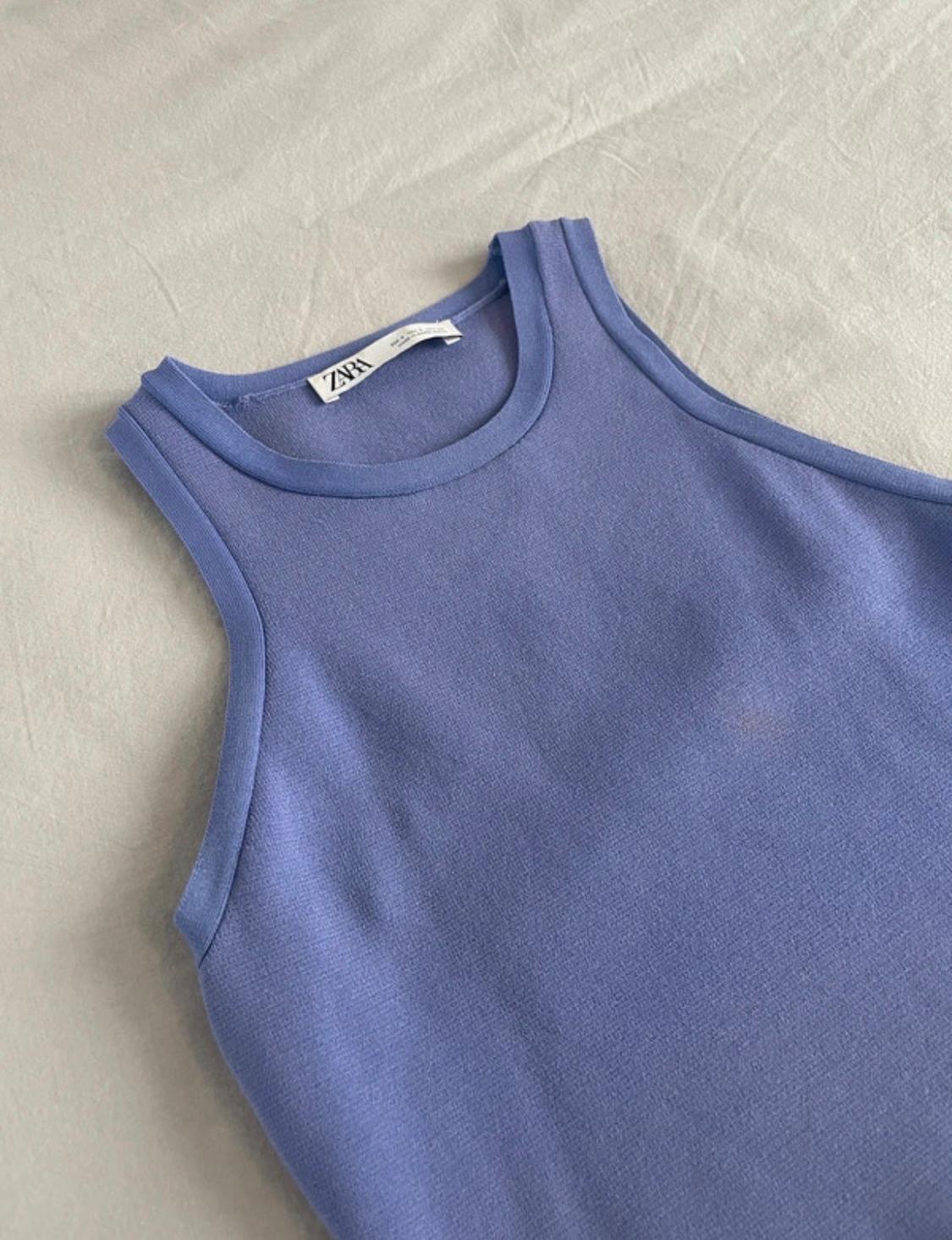 CROP TOP DE TIRANTES AZUL - Image 4