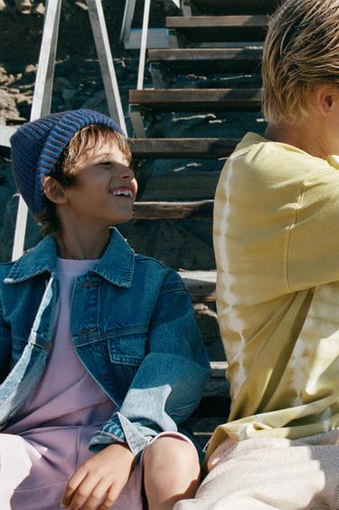 ФУТБОЛКА GARMENT DYE — СВЕТЛО-СИРЕНЕВЫЙ от Zara