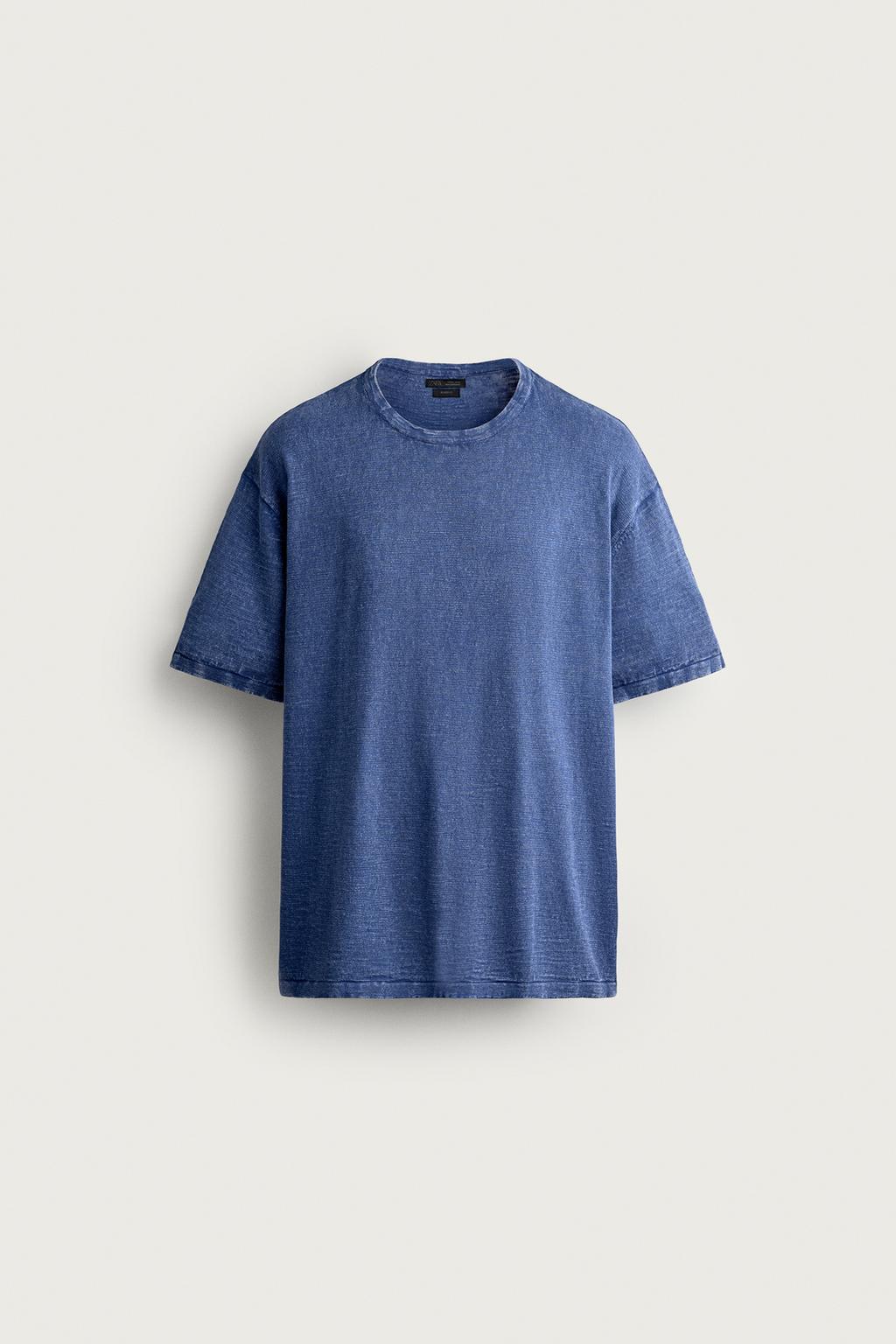 TEXTURED KNIT T-SHIRT