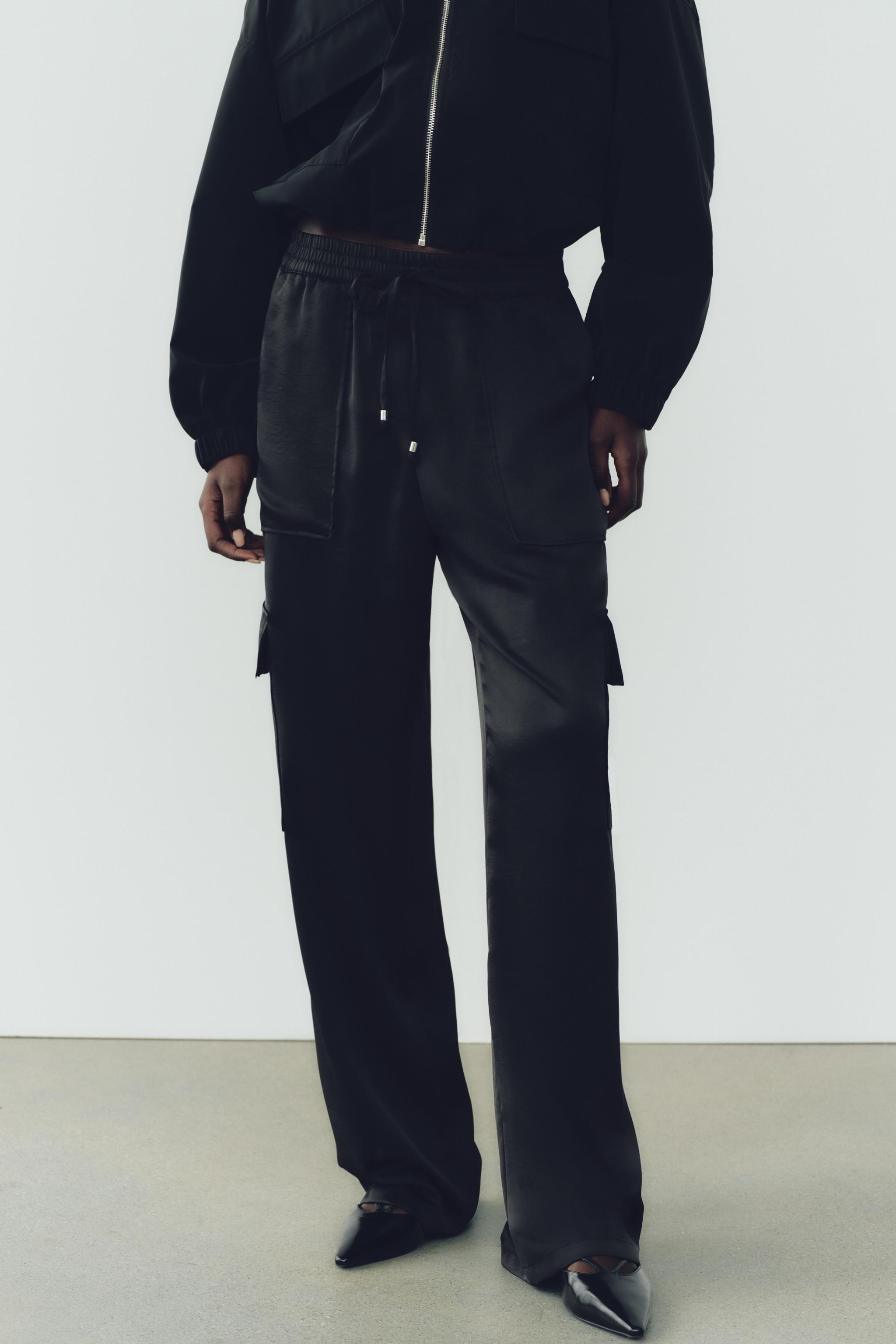 Zara black chinos orders