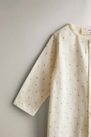 COMBINAISON BÉBÉ FLEUR - Crème de Zara - Image 2