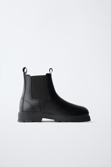 TRACK CHELSEA ANKLE BOOTS - Black by Zara