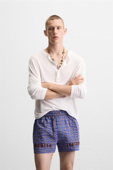 GUITARRICADELAFUENTE POPLIN BOXERS - Blue by Zara - Image 0