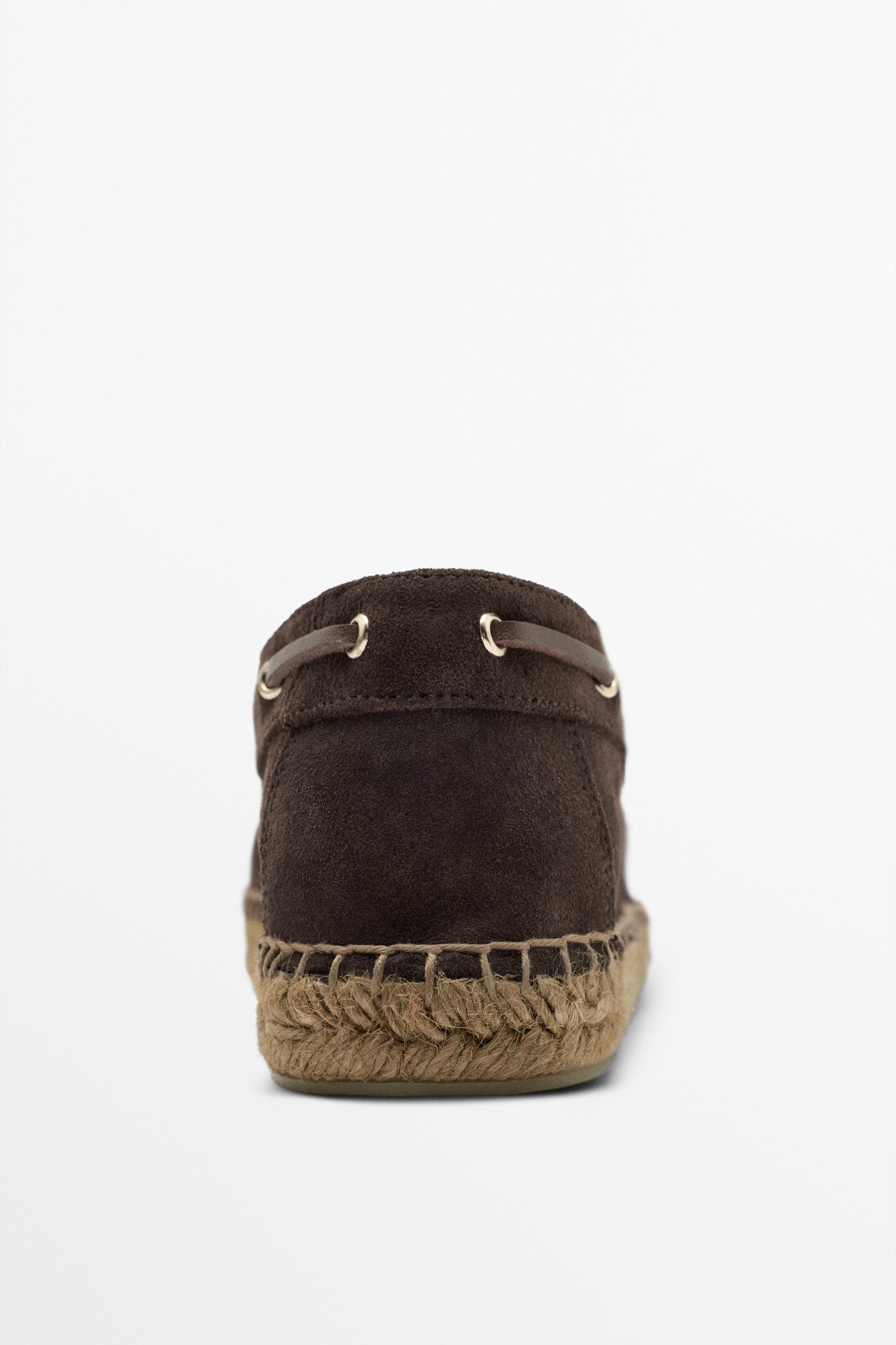 Chaussure bateau semelle jute