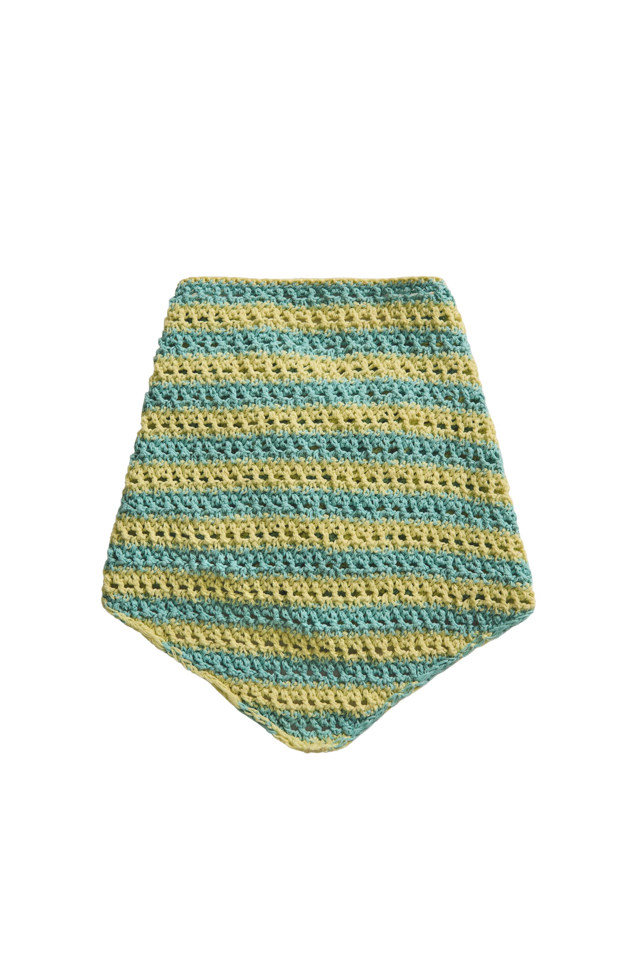 KIDS' CROCHET BEACH BANDANA - Lime green | ZARA United States