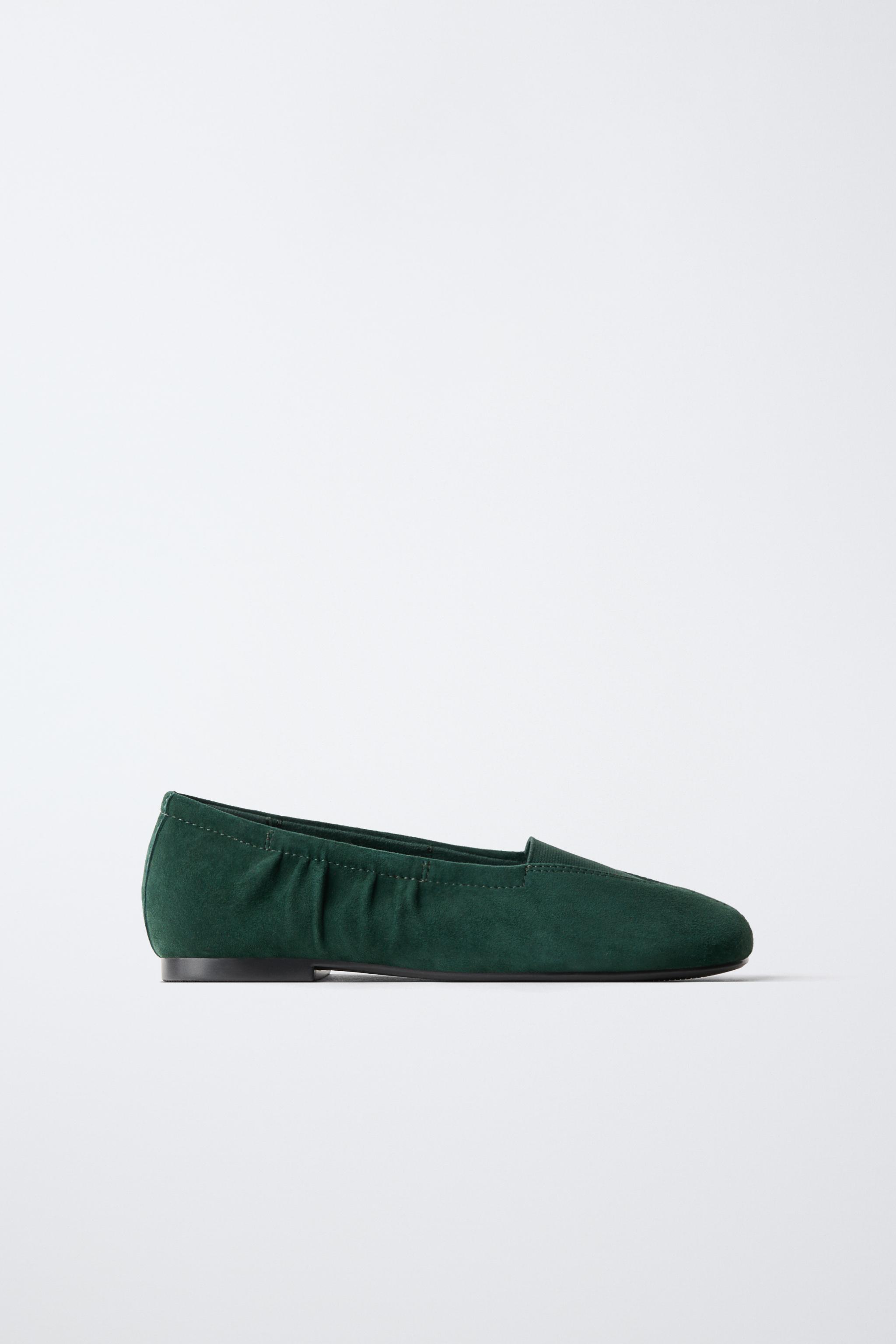 Fruit of the Loom™ レザーバレエフラット - グリーン | ZARA Japan / 日本