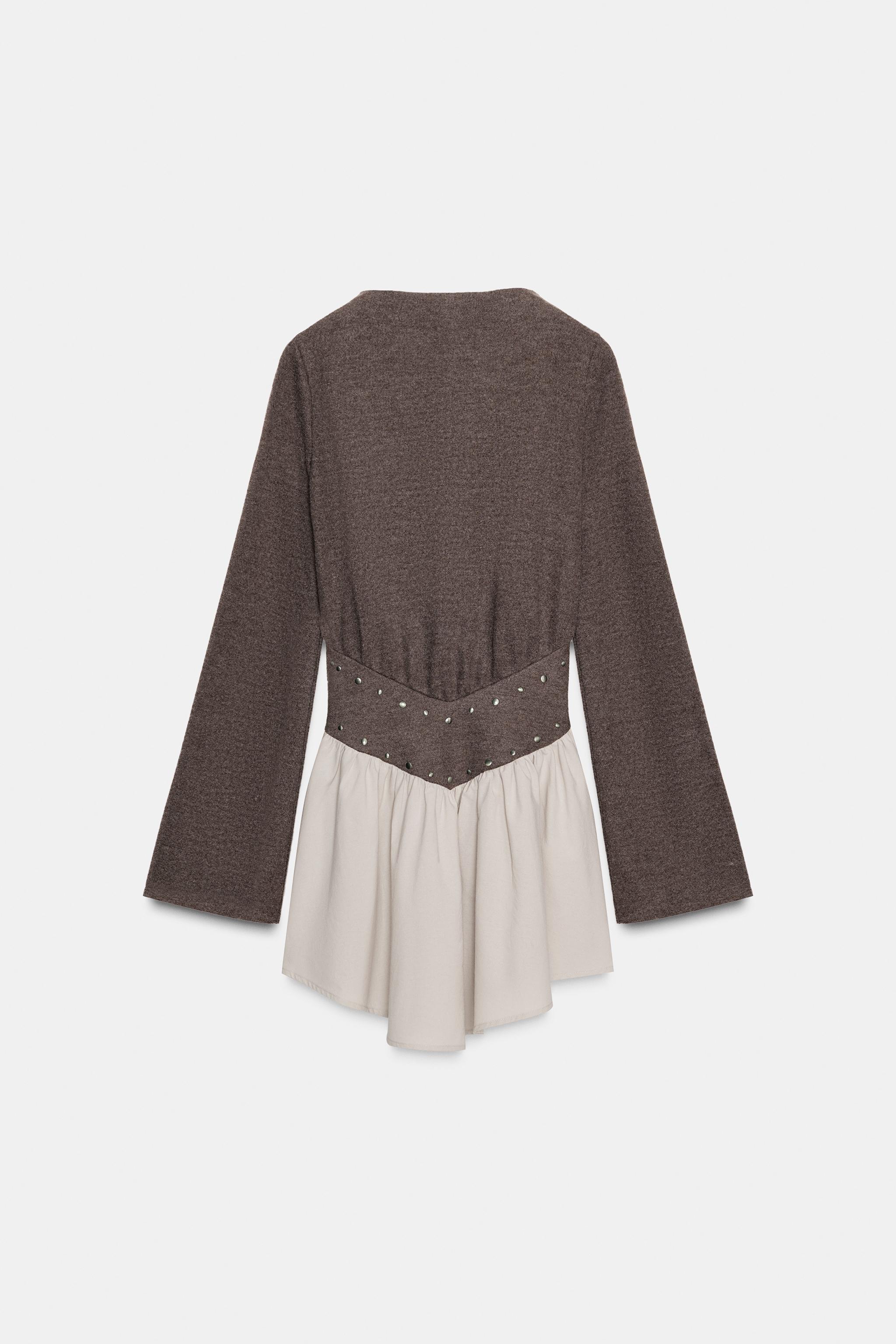 ROBE BIMATIÈRE À CLOUS