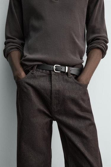 JEAN FLARE FIT - Marron foncé de Zara - Image 6