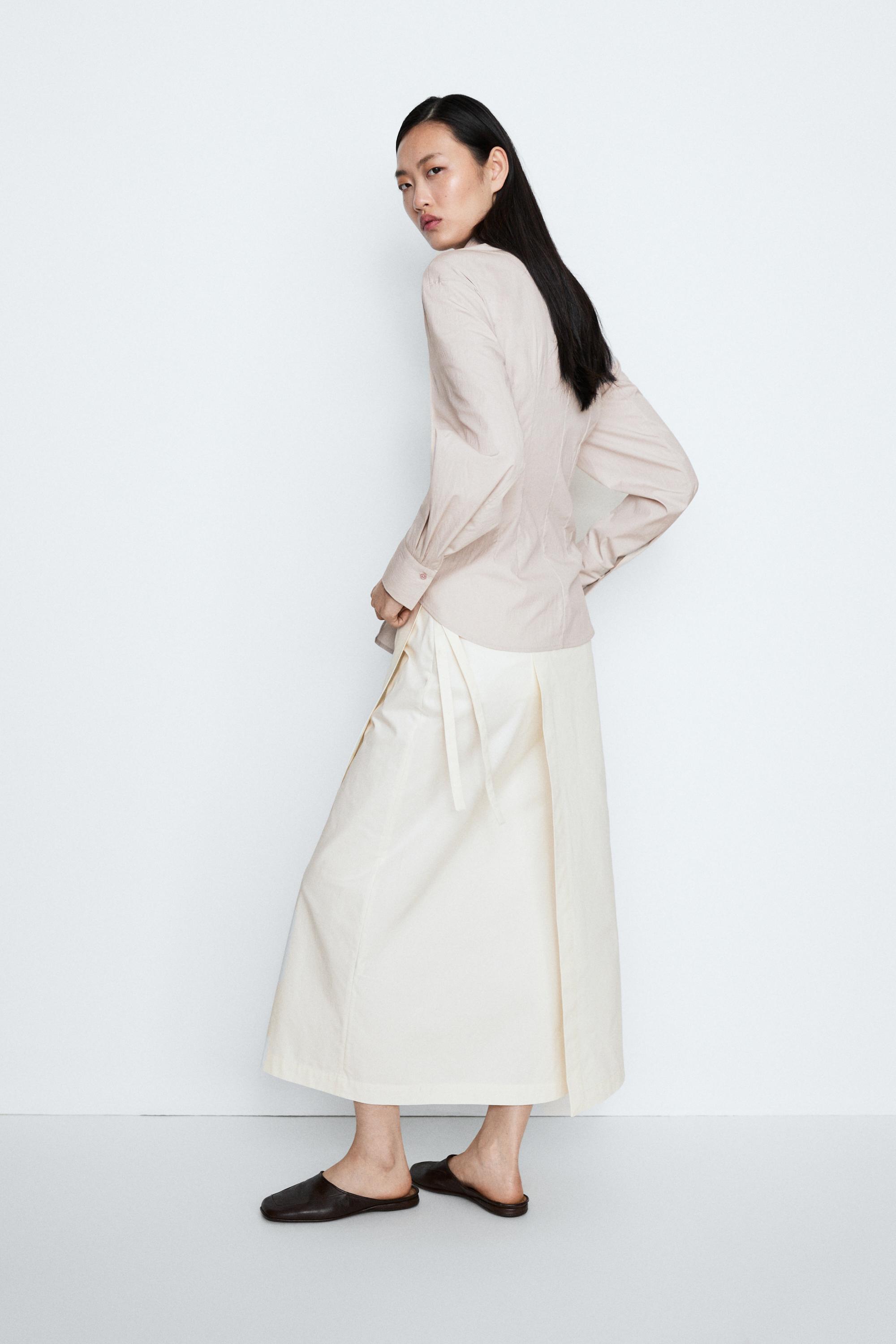 Shirt with seam details - STUDIO — Pink / Mauve