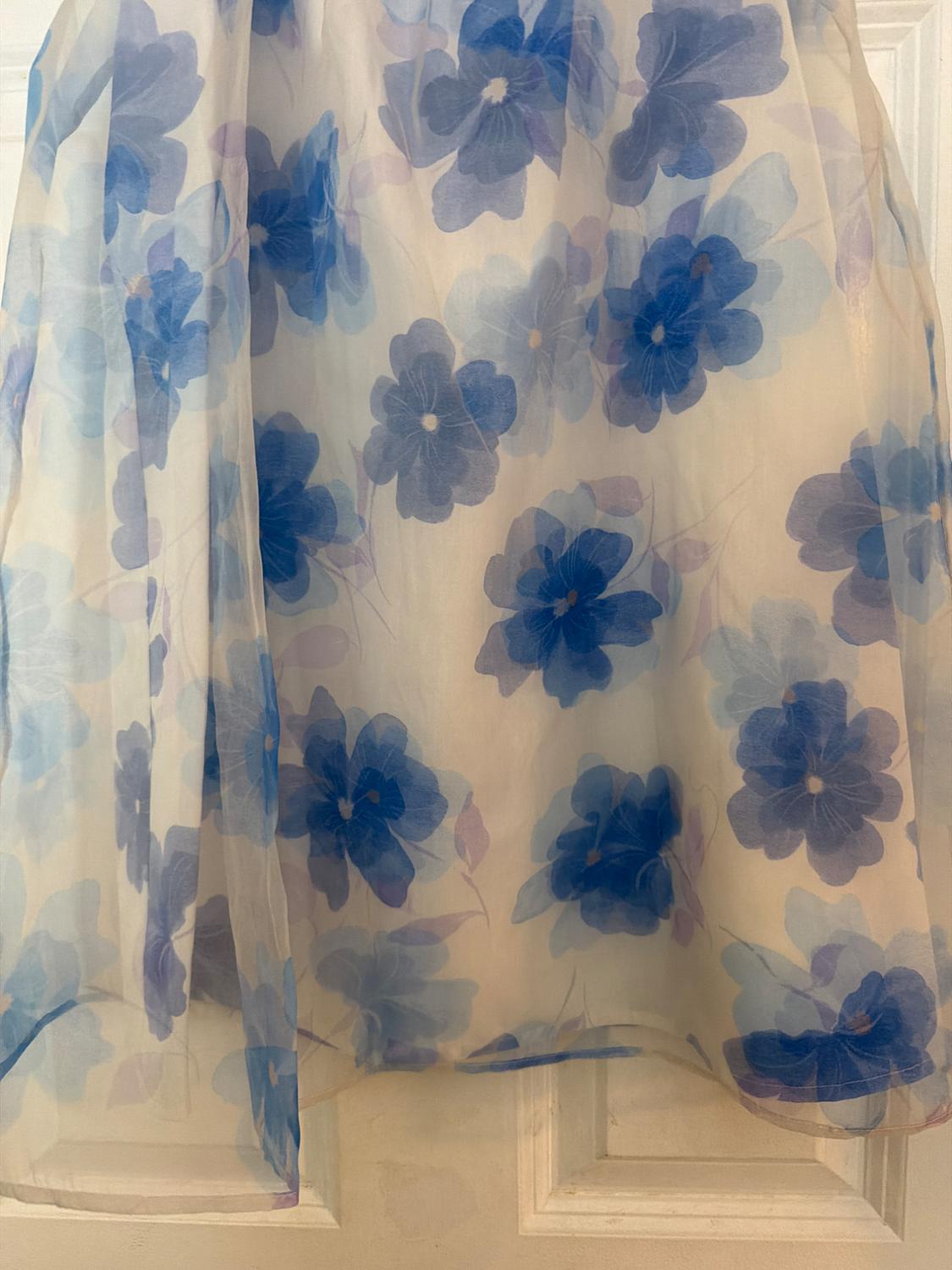 VESTIDO ORGANZA ESTAMPADO FLORES - Image 6