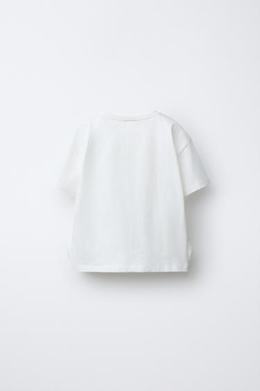 HAUT À DÉCOR FLEURI - Blanc de Zara - Image 1