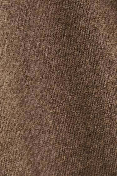 CASHMERE SWEATER - Brown / Taupe by Zara - Image 3