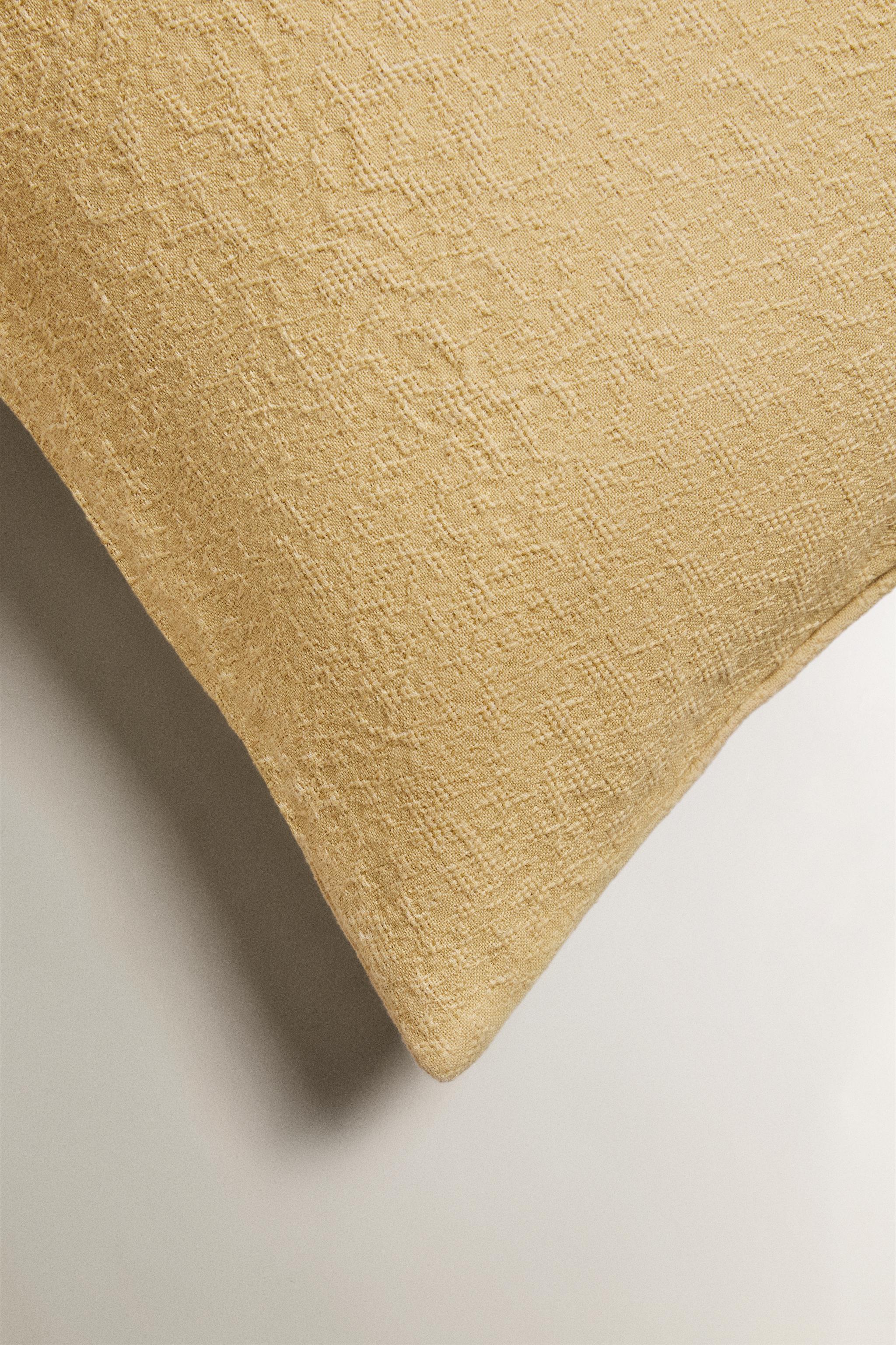HOUSSE COUSSIN JACQUARD TEXTURÉ