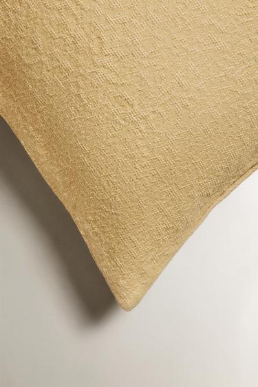HOUSSE COUSSIN JACQUARD TEXTURÉ - Beige de Zara - Image 1
