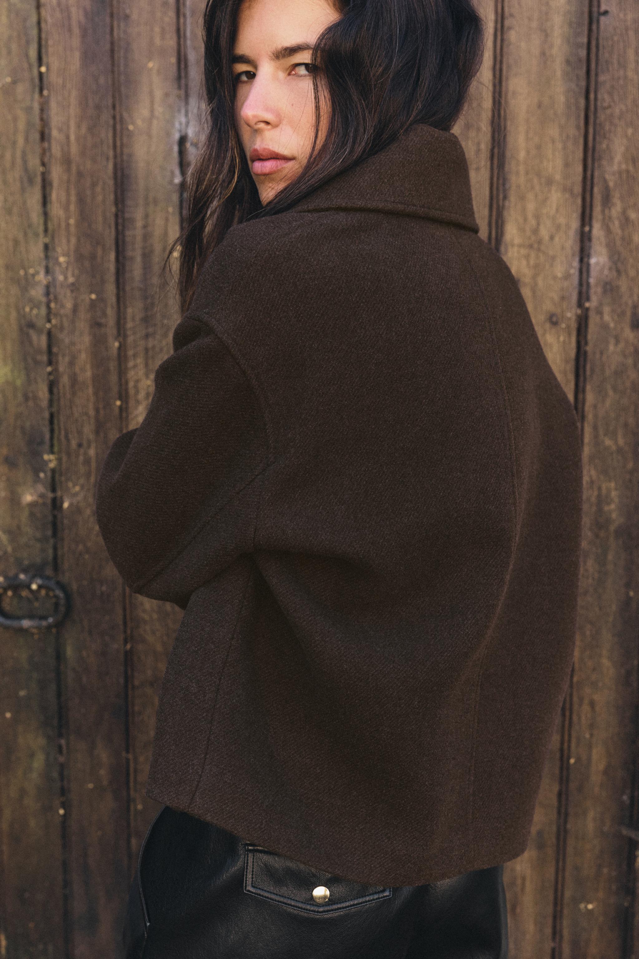 MANTEAU COURT CROISÉ SOFT