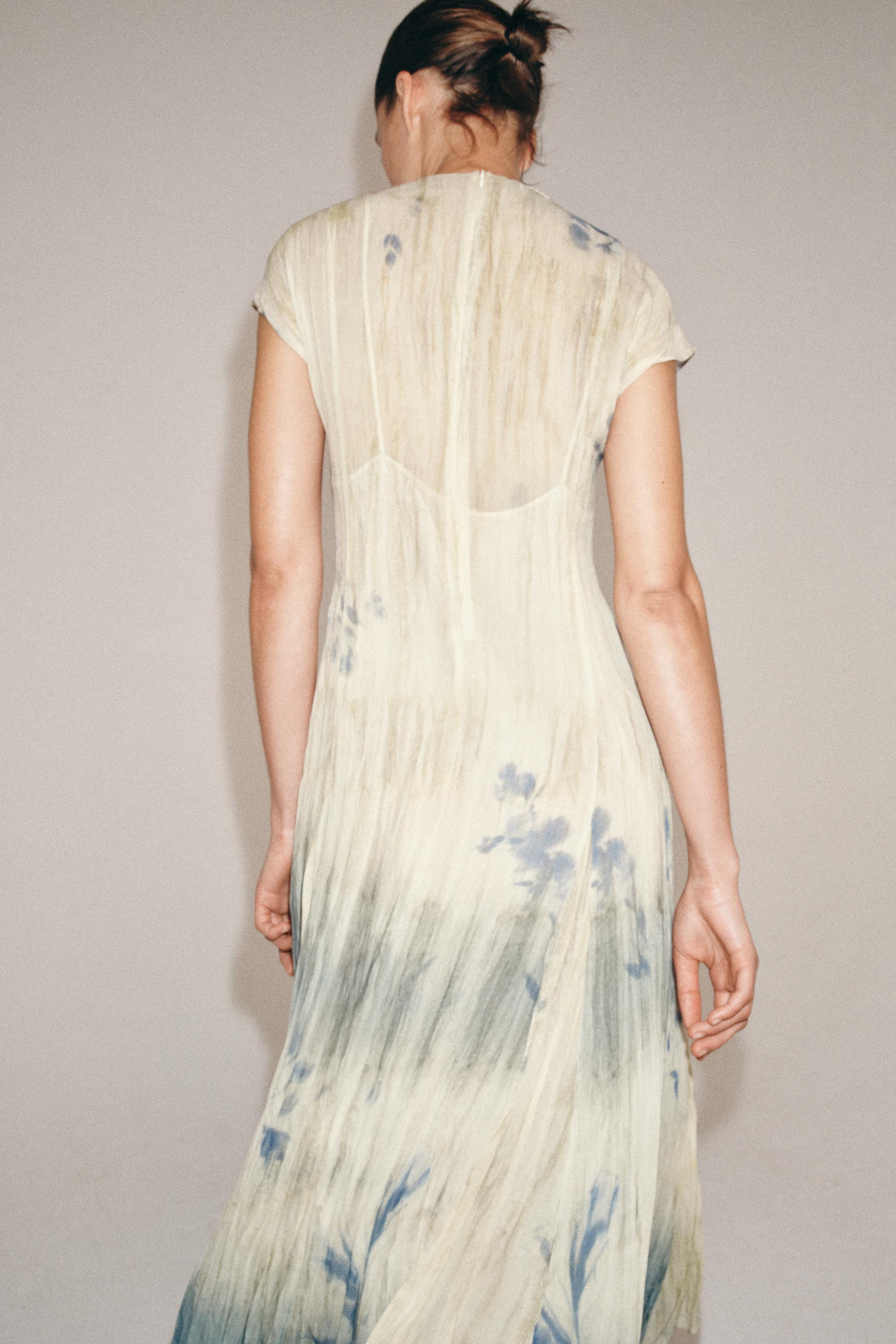 ZW COLLECTION PRINTED MIDI DRESS
