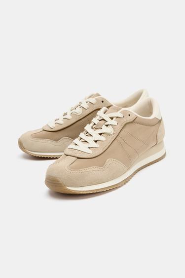 BASKETS RUNNING SOFT - Marron de Zara
