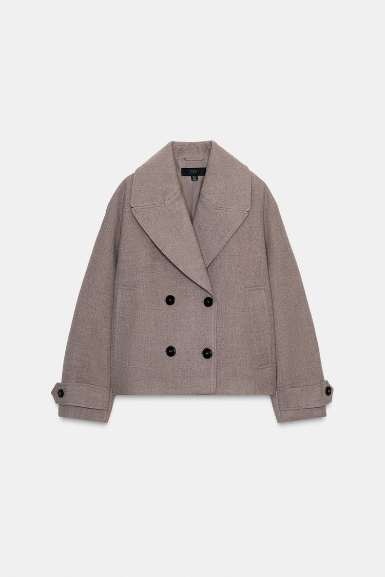 MANTEAU COURT CROISÉ