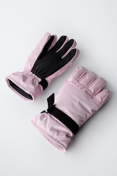 GANTS GOMMÉS COUPE-VENT SKI COLLECTION - Rose de Zara - Image 2