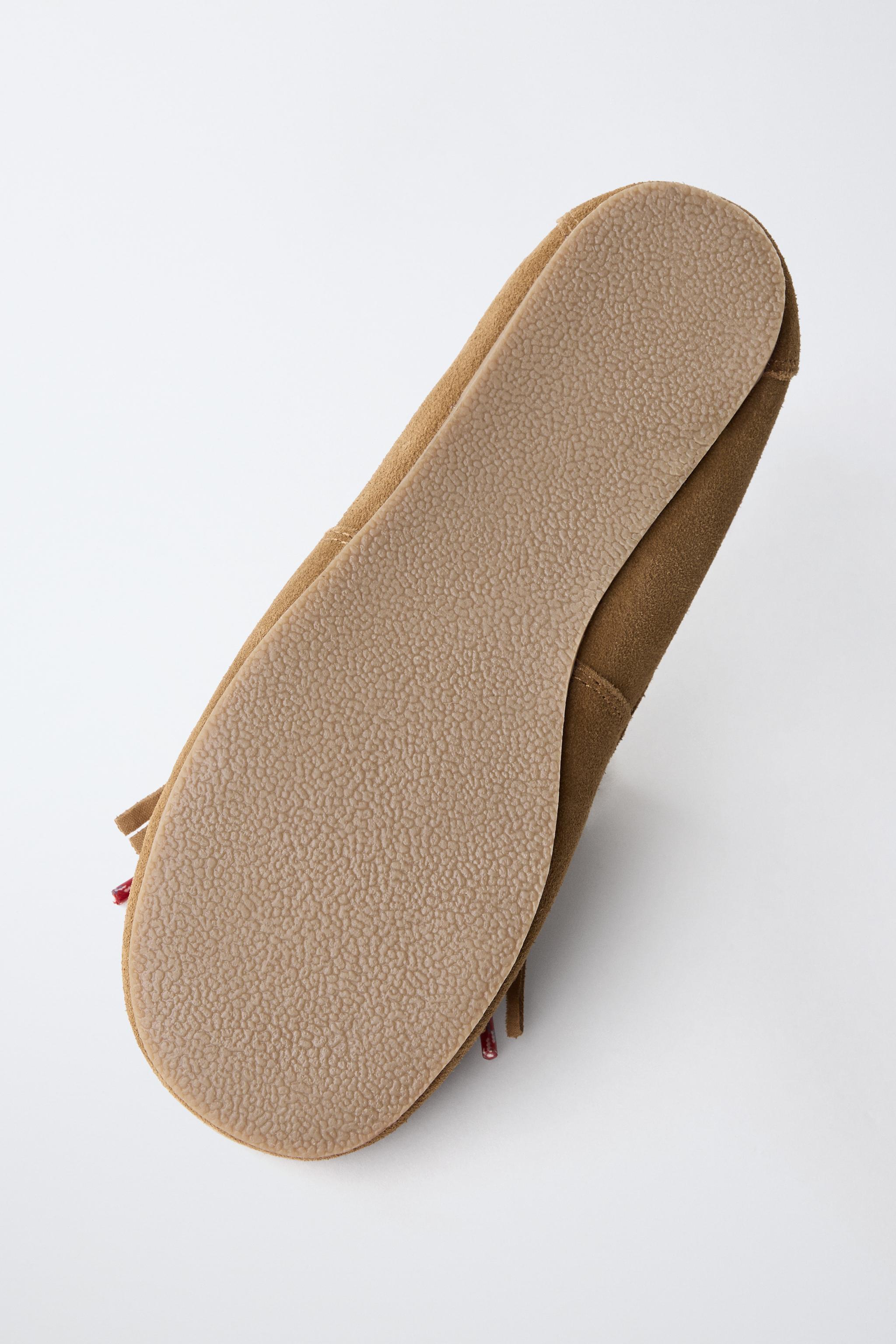 LEATHER LACE-UP LOAFERS