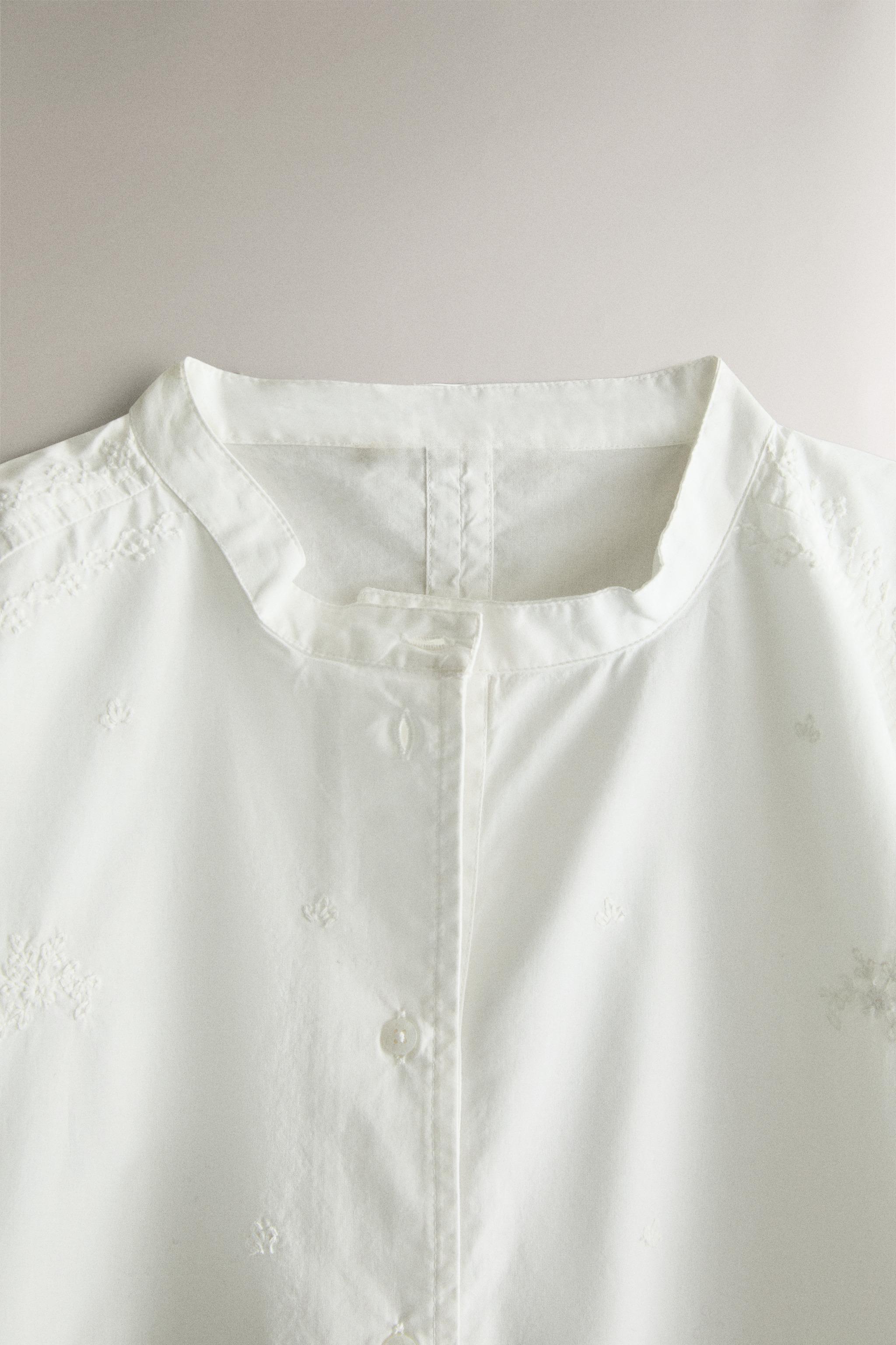 EMBROIDERED COTTON SHIRT
