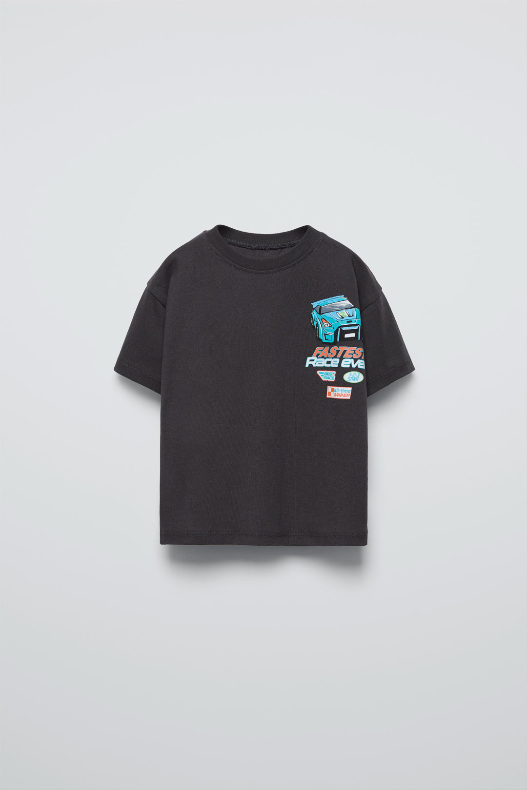 Zara Car T Shirt Black Kids