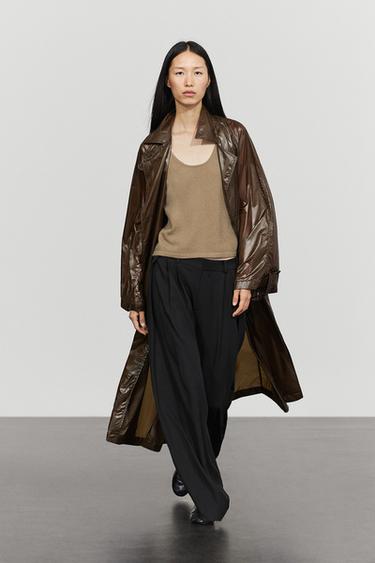 Trench largo fluido - Botella de Zara - Imagen 0